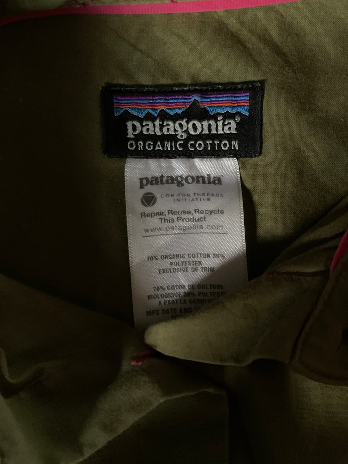 파타고니아 카키셔츠 상품이미지3