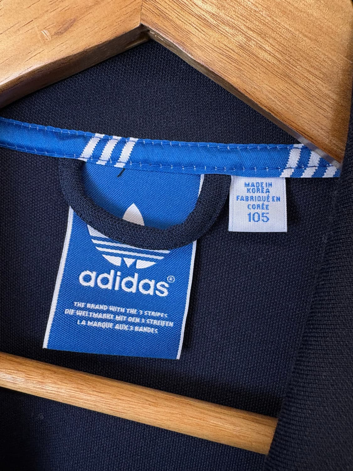 아디다스 빈티지 유로파 트랙탑 져지 네이비 상품이미지5