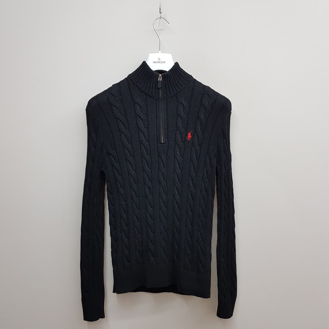 폴로 랄프로렌  케이블 코튼 하프집업 니트 XS사이즈 상품이미지1