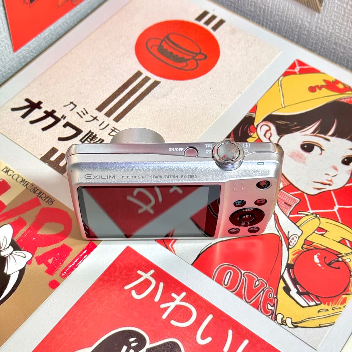 카시오 엑슬림 EX-Z550 실버 빈티지디카 상품이미지3