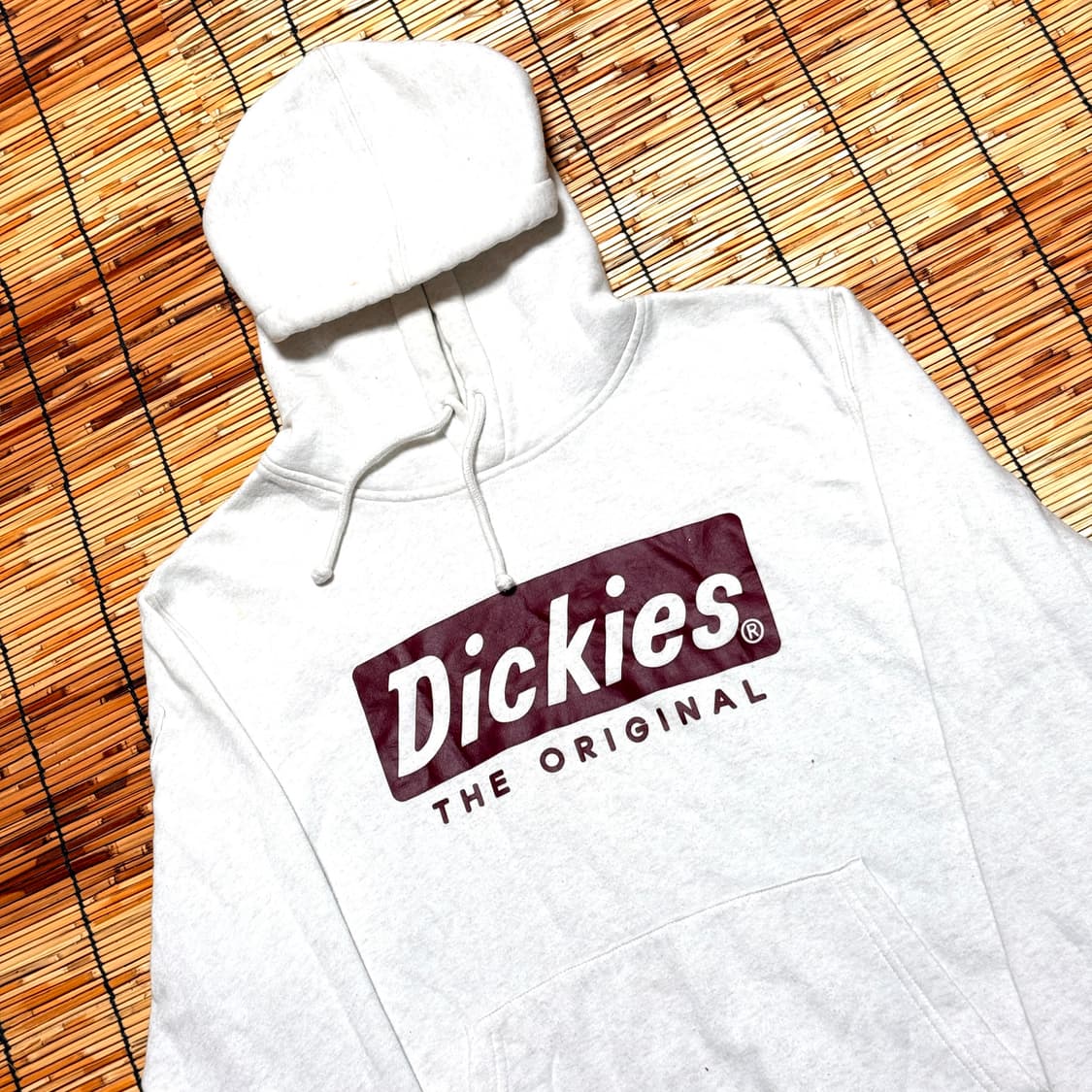 디키즈 화이트 스펠아웃 로고 후드티 L 상품이미지3