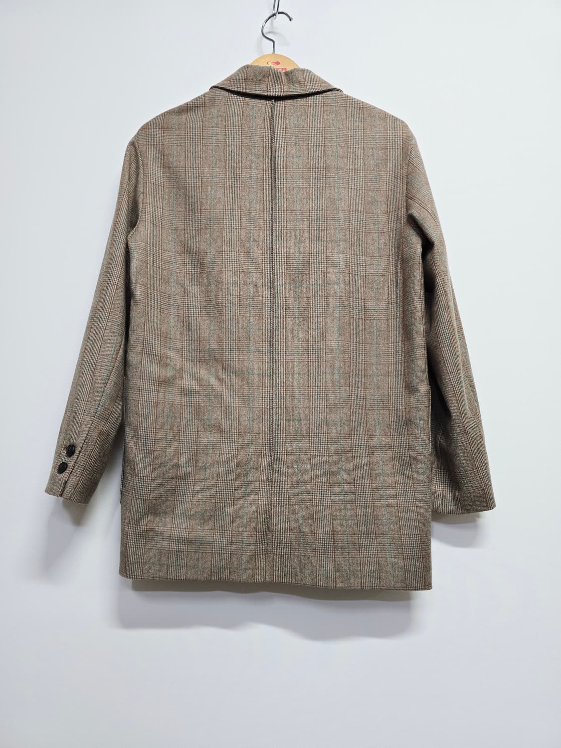 ENC 체크 패턴 자켓 브라운 상품이미지5