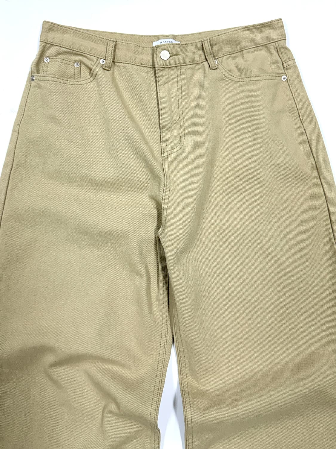 NOSTER SEOUL 베이지 코튼 팬츠 상품이미지3