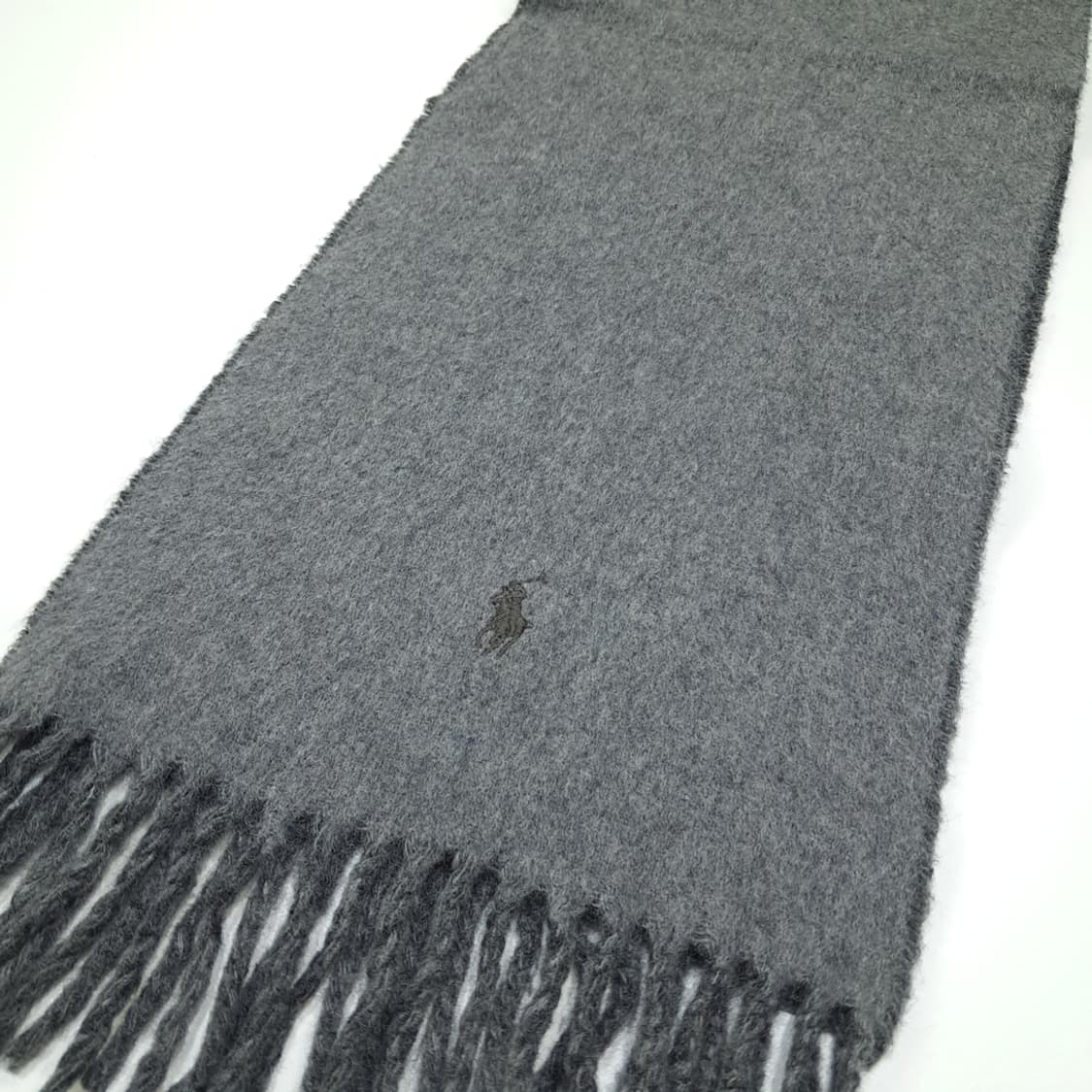 MX453 폴로 그레이 양면 머플러 목도리 상품이미지3