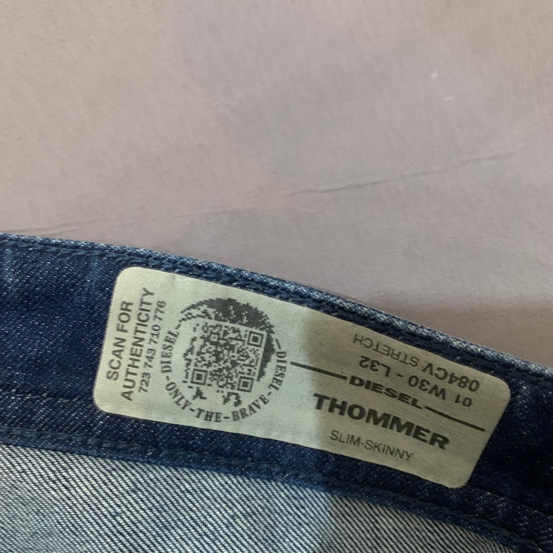 30인치 디젤 THOMMER 워싱 스판 데님 청바지 상품이미지7