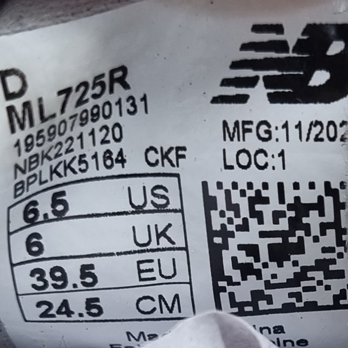 뉴발란스 725 운동화245  상품이미지6