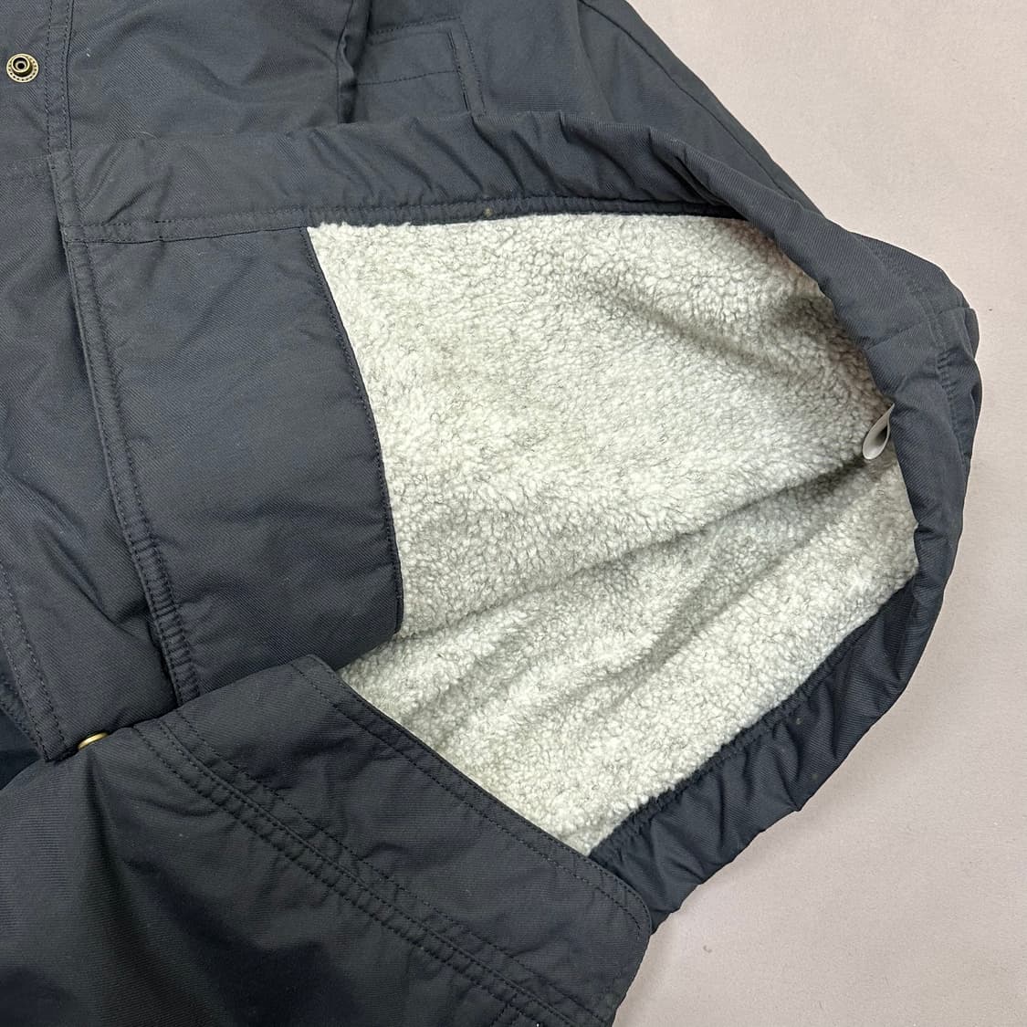 나이키 00s 올드스쿨 스우시 양털 롱패딩 XL 상품이미지6