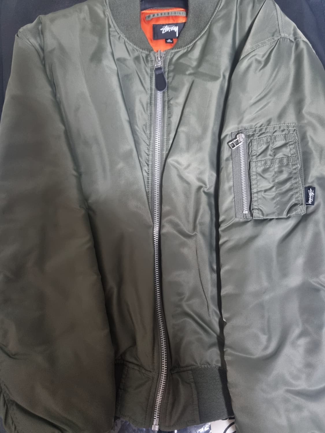 [판매] 꼼데가르송(cdg) 스투시 CDG Stussy ma-1 자켓 상품이미지2