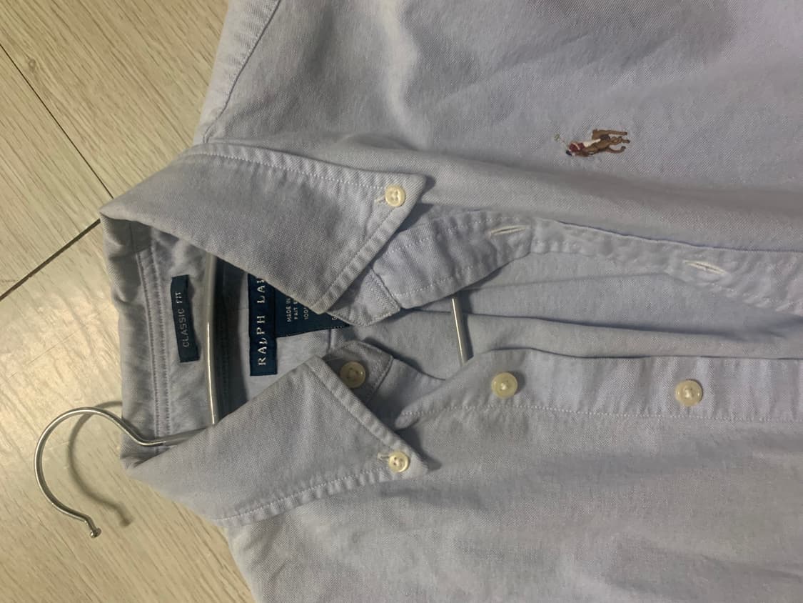 폴로 랄프로렌 클래식핏 하늘색 셔츠 상품이미지1