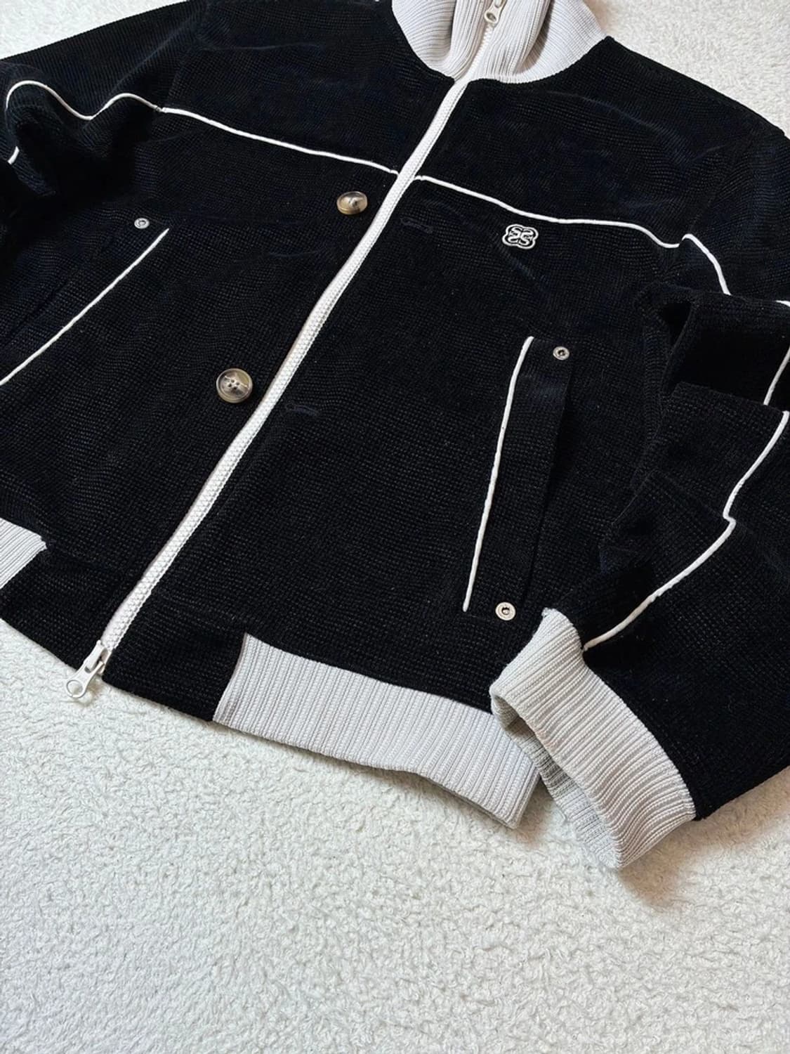 세터 SATUR 하젠 벨루어 숏 트랙 자켓 PN7020 상품이미지4