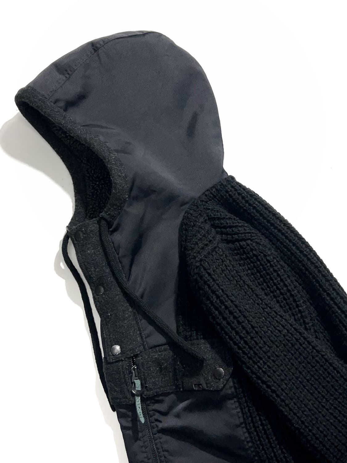 Diesel High Neck Wool Hood Zip Up Jacket 상품이미지1