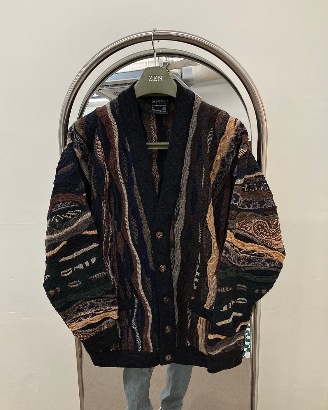 쿠지 웜톤 케이블 니트 상품이미지4