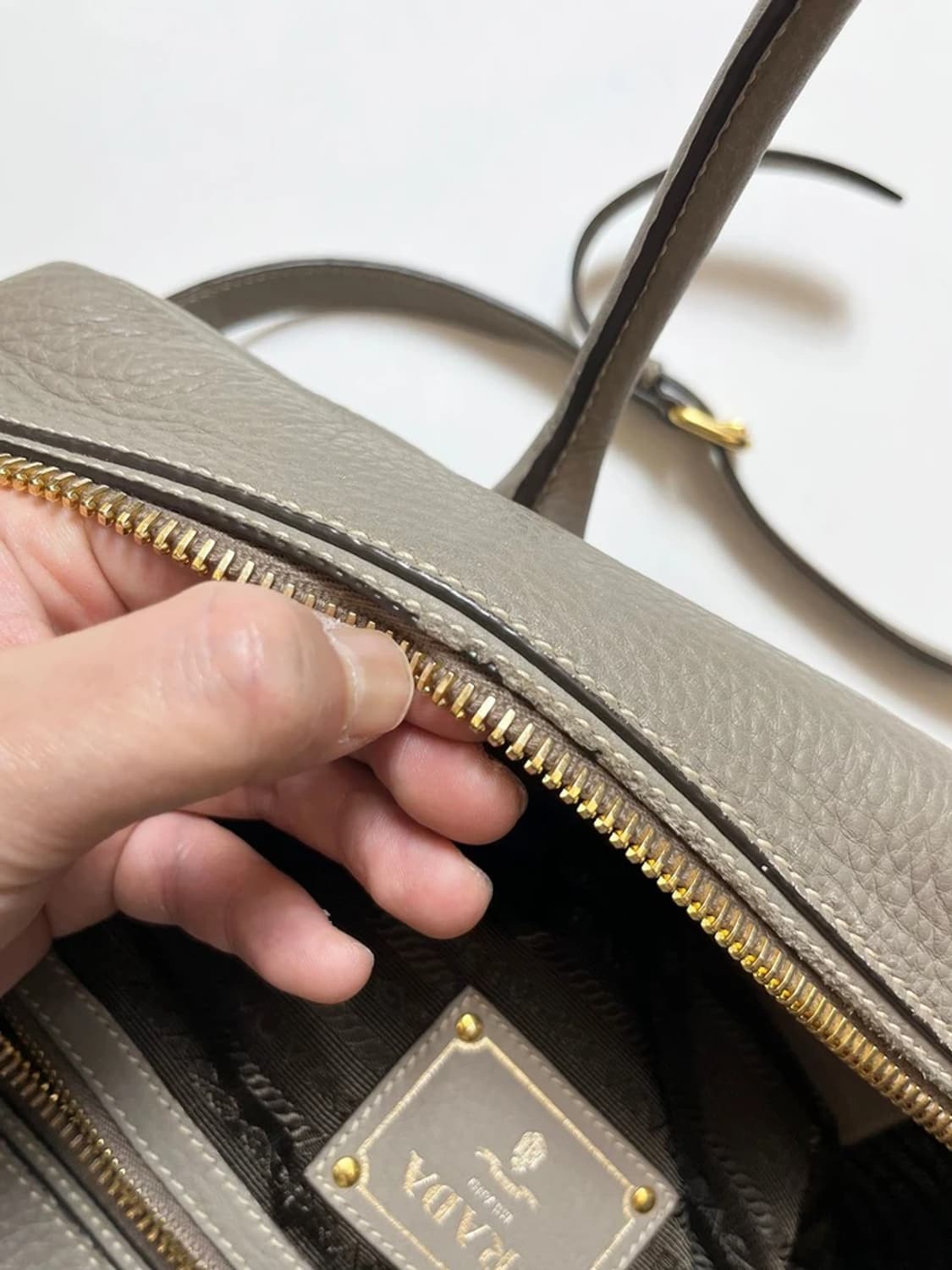 프라다 PRADA 비텔로 다이노 토트백 Q1417 상품이미지10