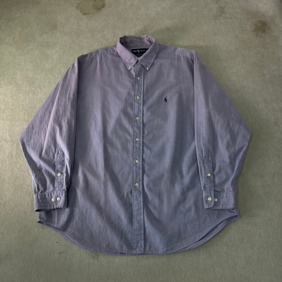 110 폴로랄프로렌 퍼플 코튼 셔츠 상품이미지1