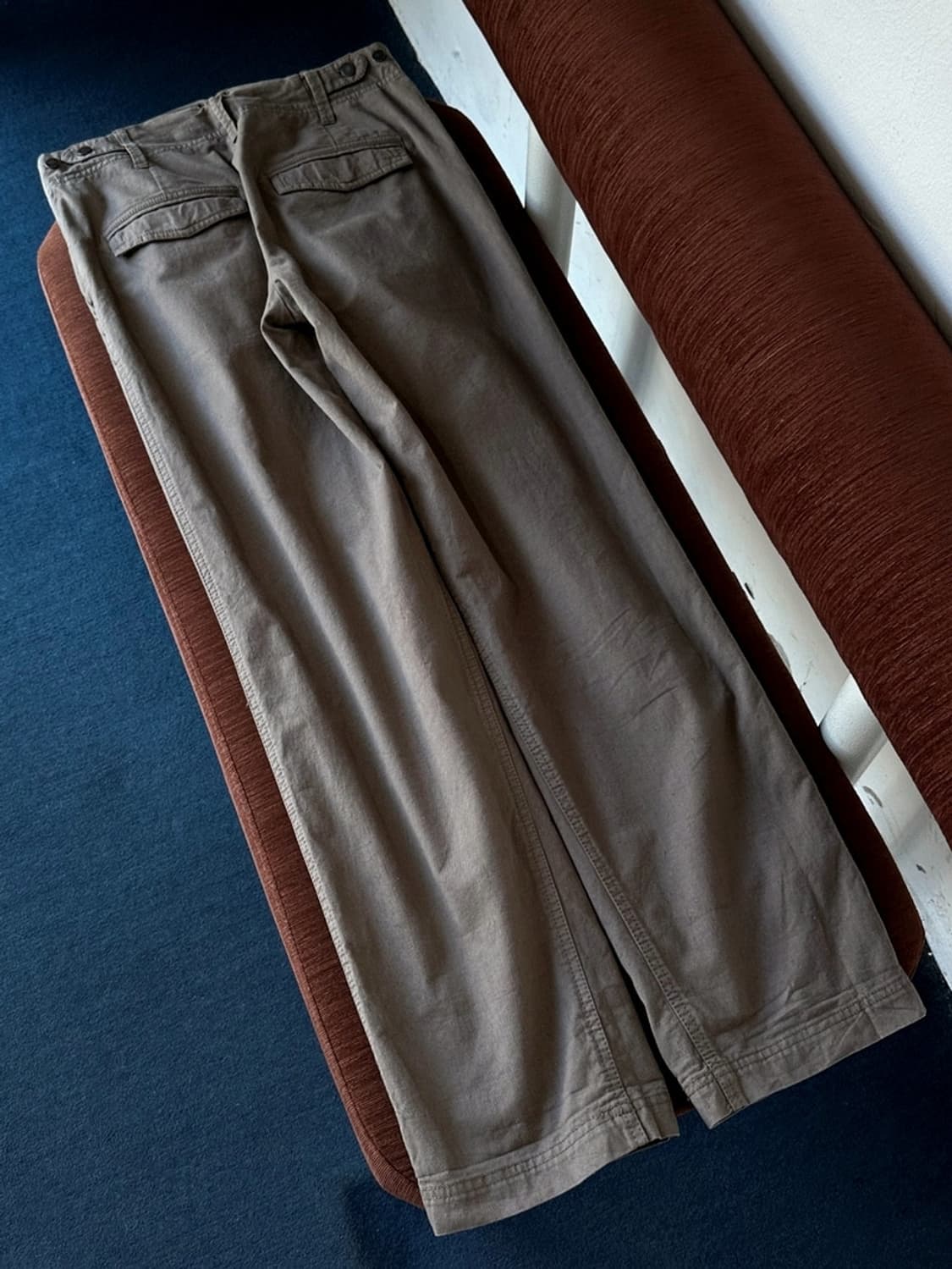 Nep cotton design straight pants 상품이미지7