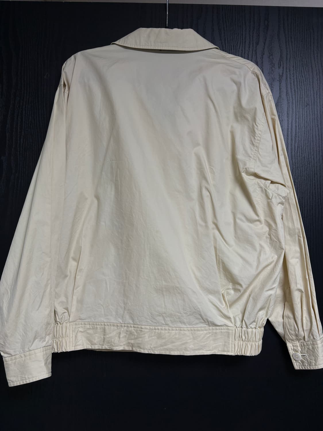 버버리 닻 자수 자켓 봄버 바람막이 크림(44-77) 상품이미지4