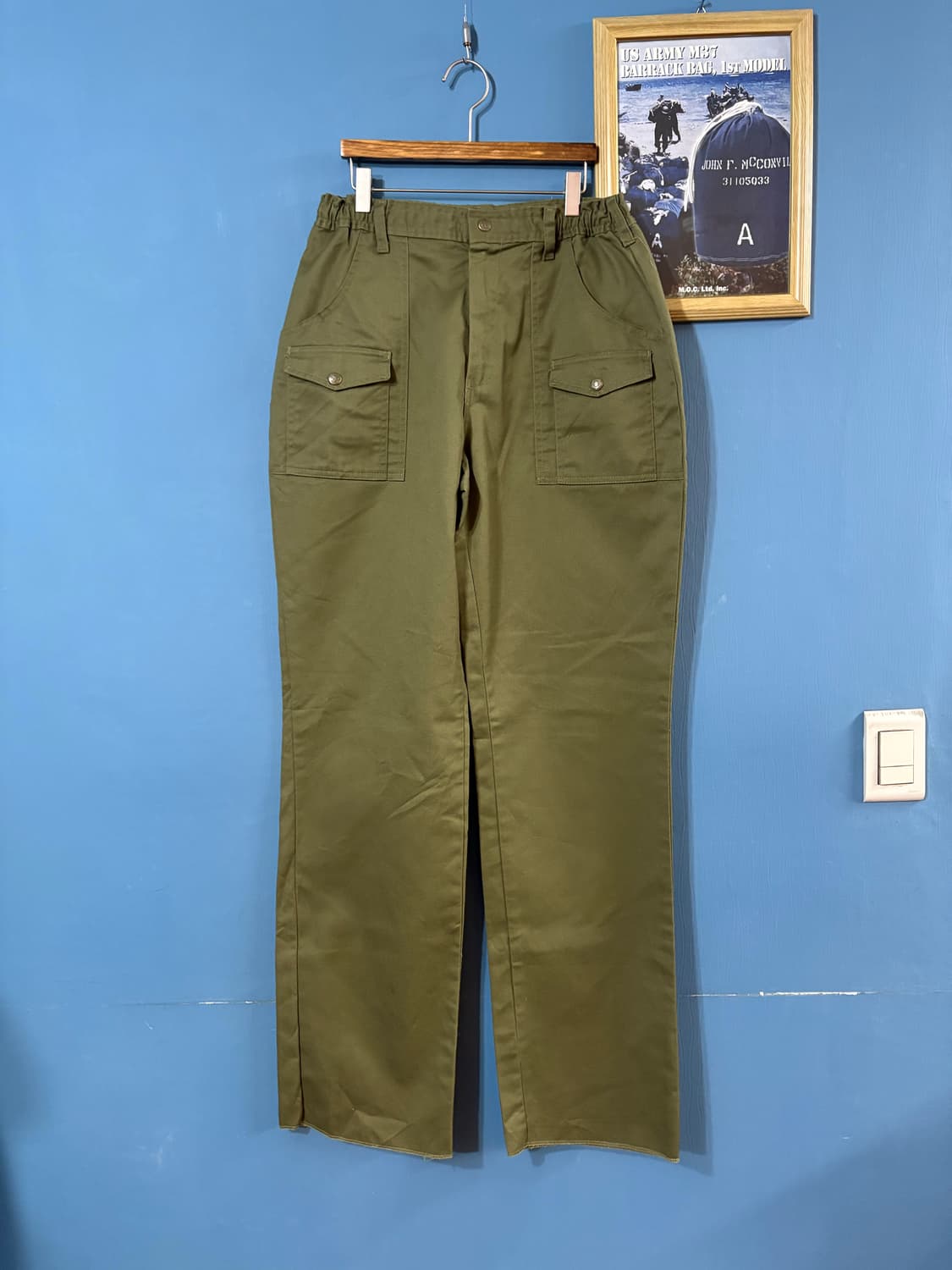 70-80‘s USA Boy Scouts Bush Fatigue Pant 상품이미지1