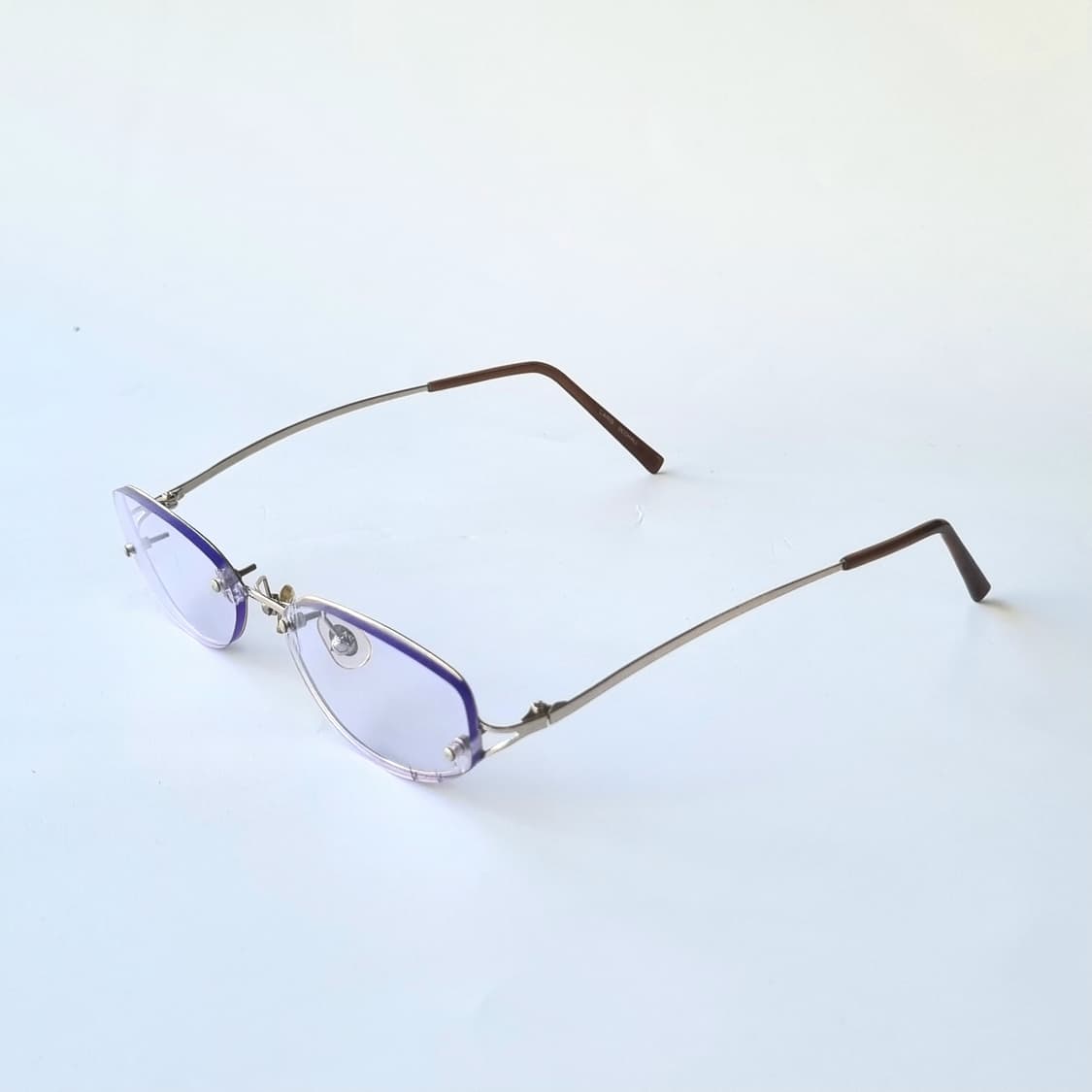 데드스탁 Y2K 긱시크 오벌 무테 안경테 761 상품이미지3