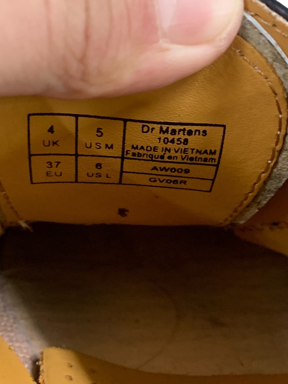 닥터마틴 10458 윙팁 UK4(230) (Gr-3149) 상품이미지8