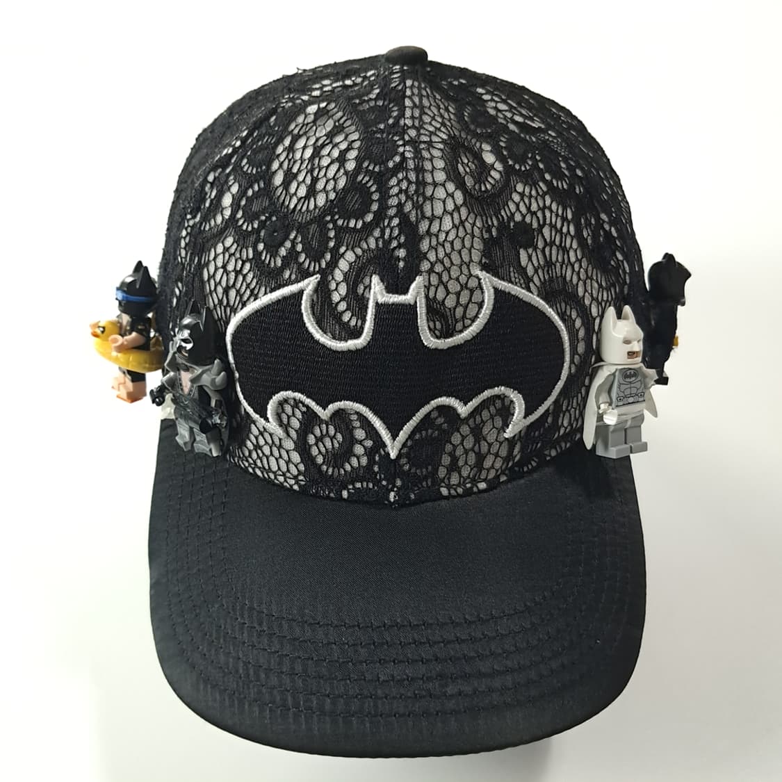 배트맨 2017 DC 블랙 레이스 자수 & 레고 피규어 볼캡 P2118 상품이미지3