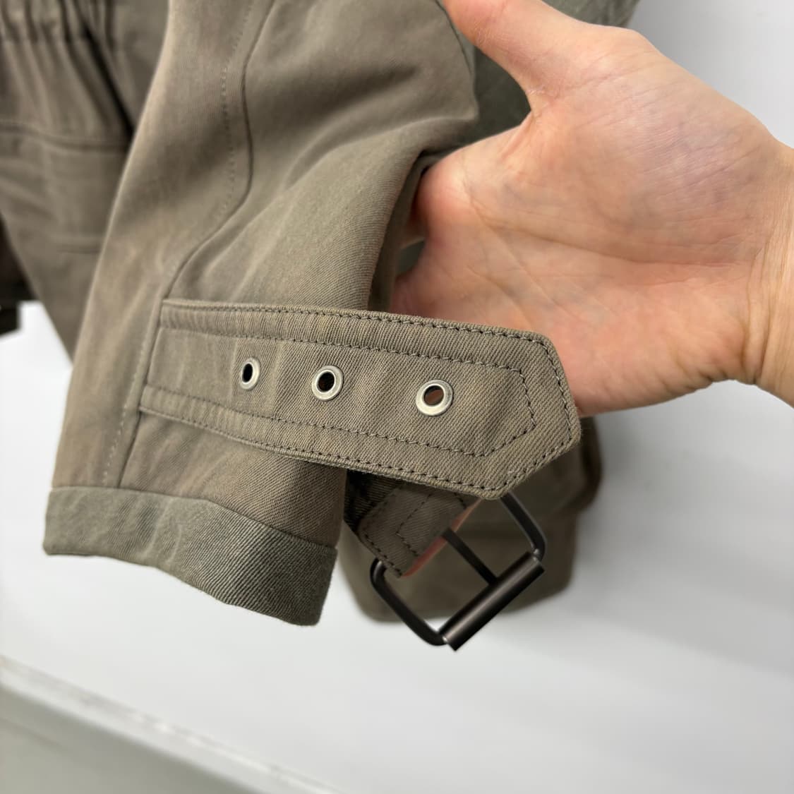 타임 카키색 후드 야상 점퍼 여/L 상품이미지6