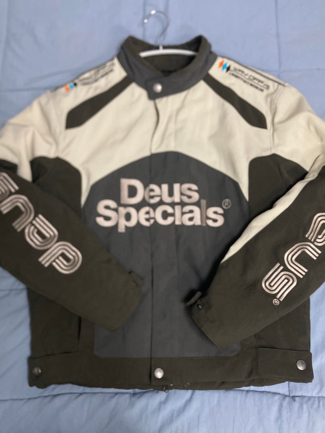 [L] 데우스 바이커 스탠드 넥 점퍼 상품이미지4