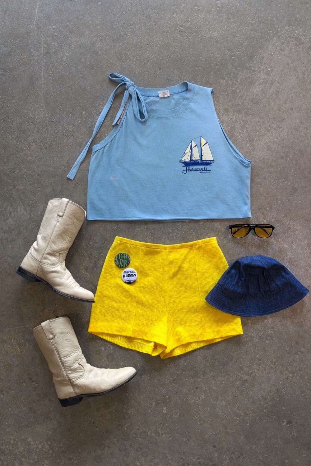 90‘s USA crazy shirts Hawaii 리메이크  상품이미지1