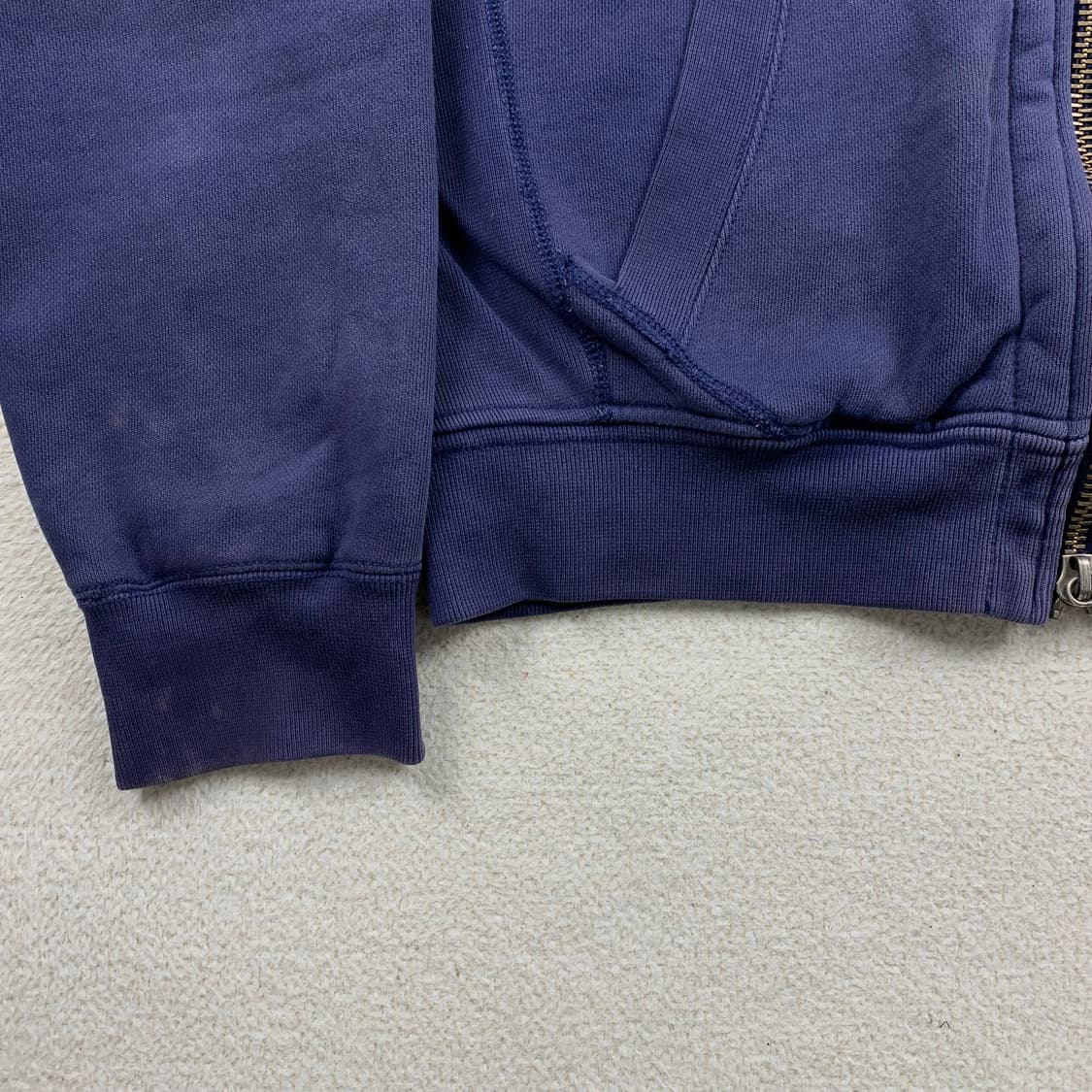 폴로 랄프로렌 포니로고 투웨이 써멀 후드집업 네이비 상품이미지5