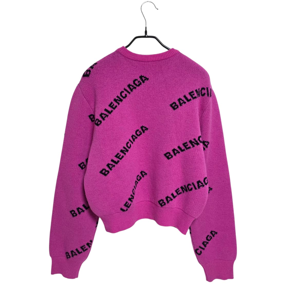 발렌시아가 여성 멀티로고 크롭 니트 상품이미지2