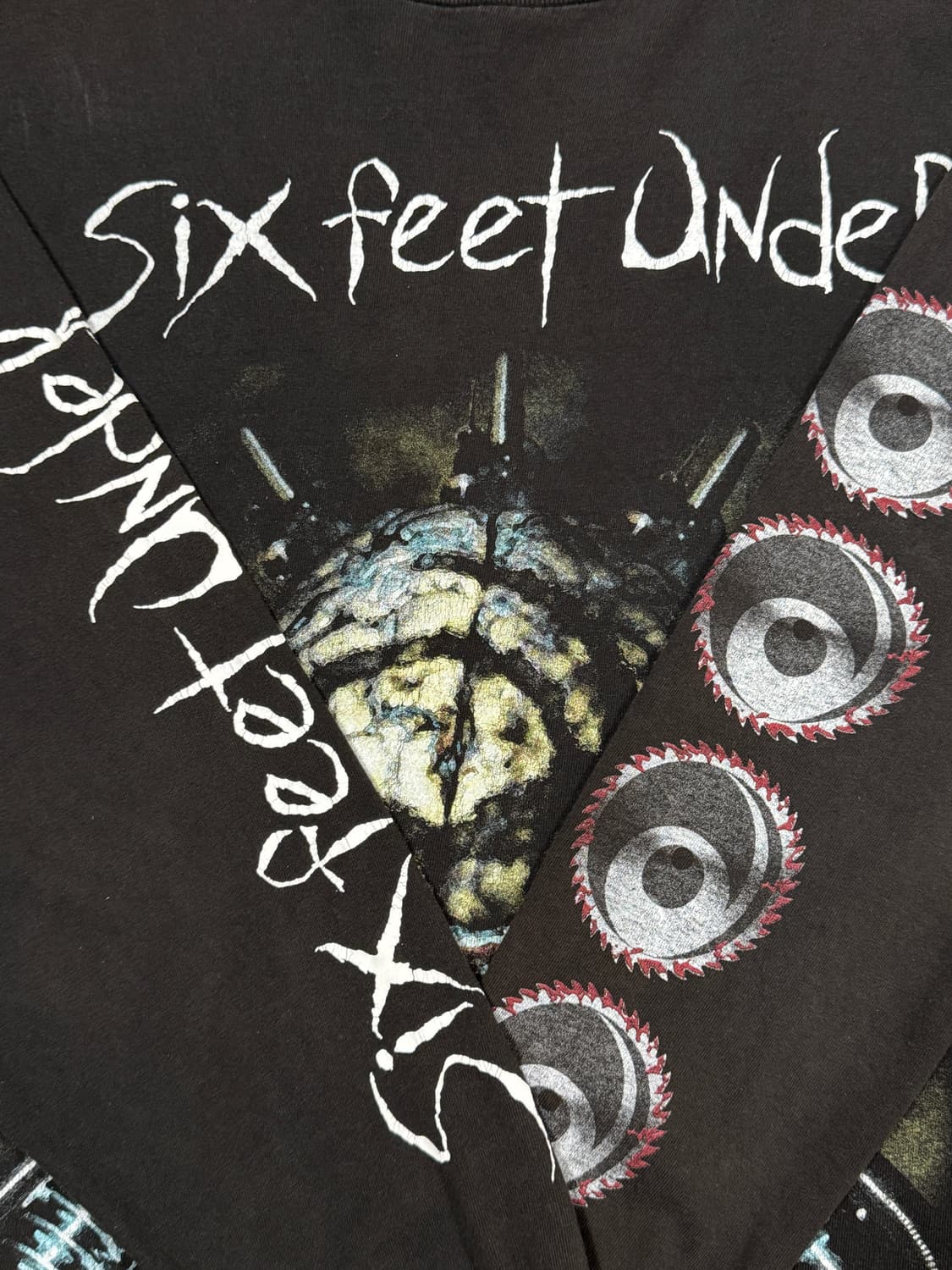 빈티지 90s SIX FEET UNDER Band 밴드 롱슬리브 상품이미지4