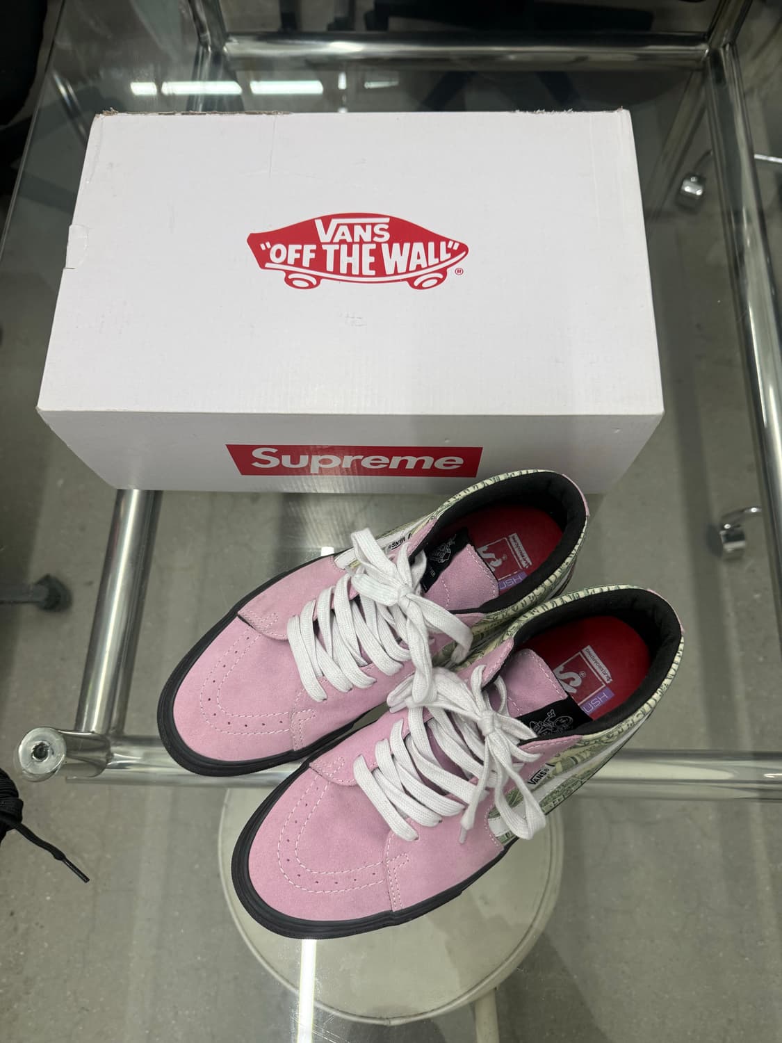 supreme vans 스케이트하이 미드 상품이미지1