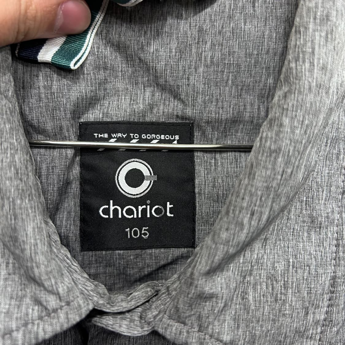 채리어트 덕다운 라이트웜 버튼 경량패딩 상품이미지3