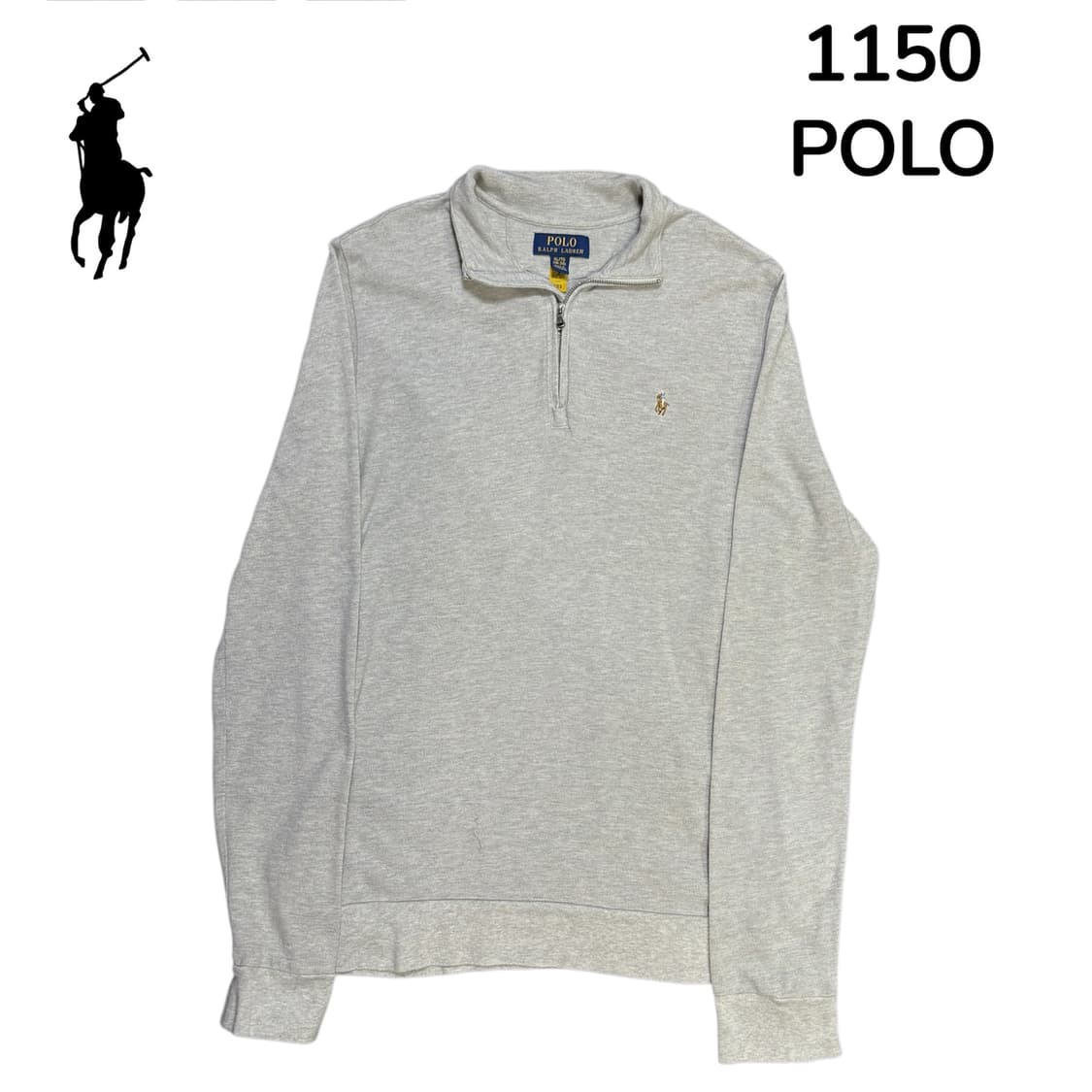 폴로 랄프로렌 신형 그레이 니트 반집업 맨투맨 XL 여성 상품이미지2