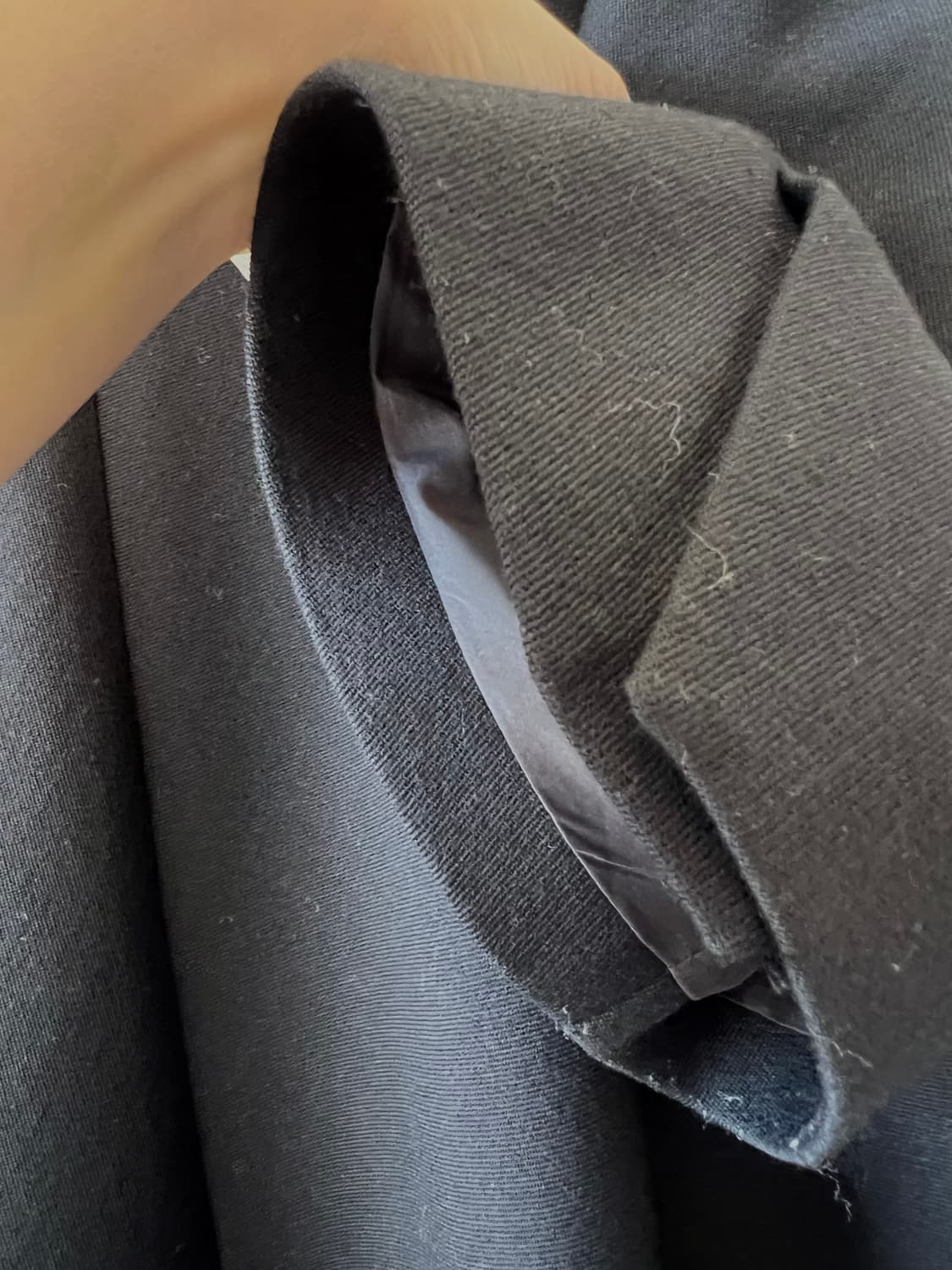  지보티첼리 여성 블랙 간절기 울코트  상품이미지7