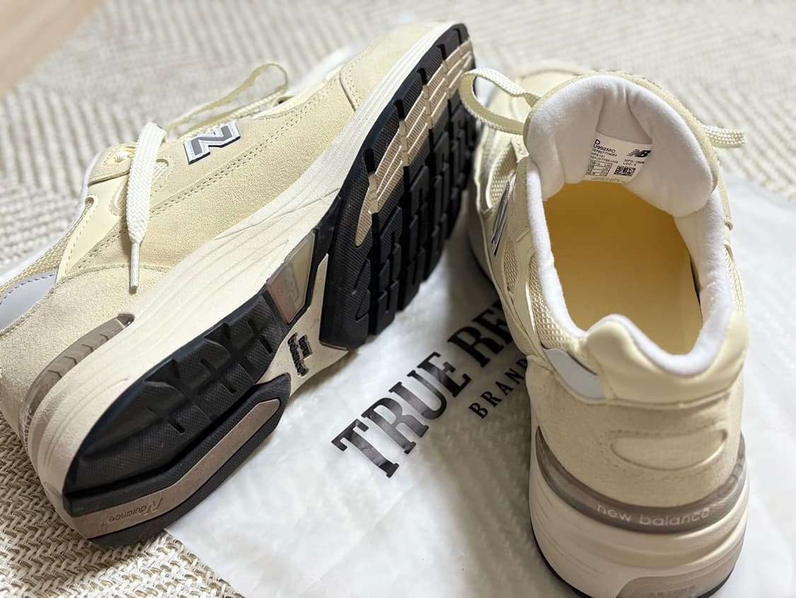 뉴발란스 992 메이드 인 USA 칼슘 로우 캐슈 상품이미지6