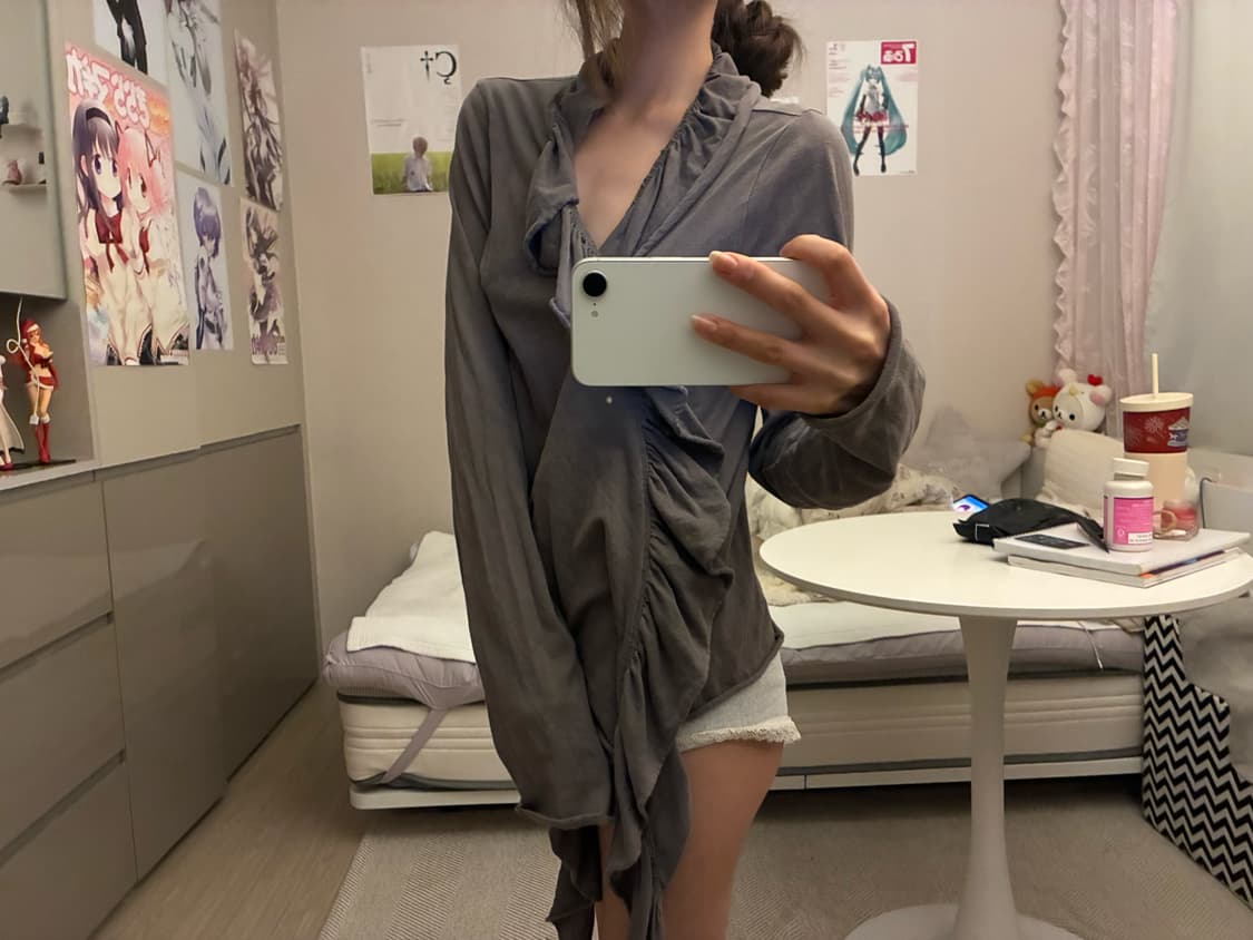 프랑스 빈티지 드레이핑 가디건 상품이미지1