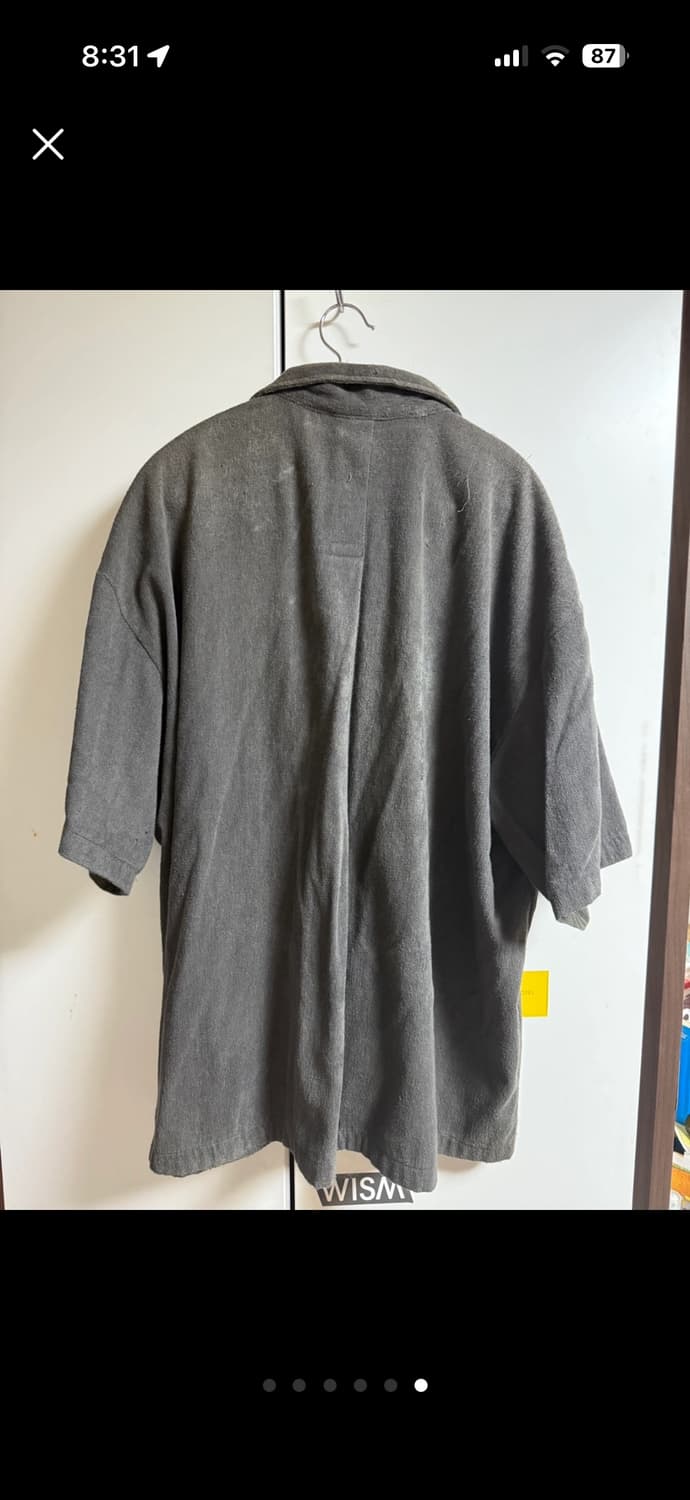 쿠티챠콜그레이 반팔셔츠 (일본직구)  상품이미지2