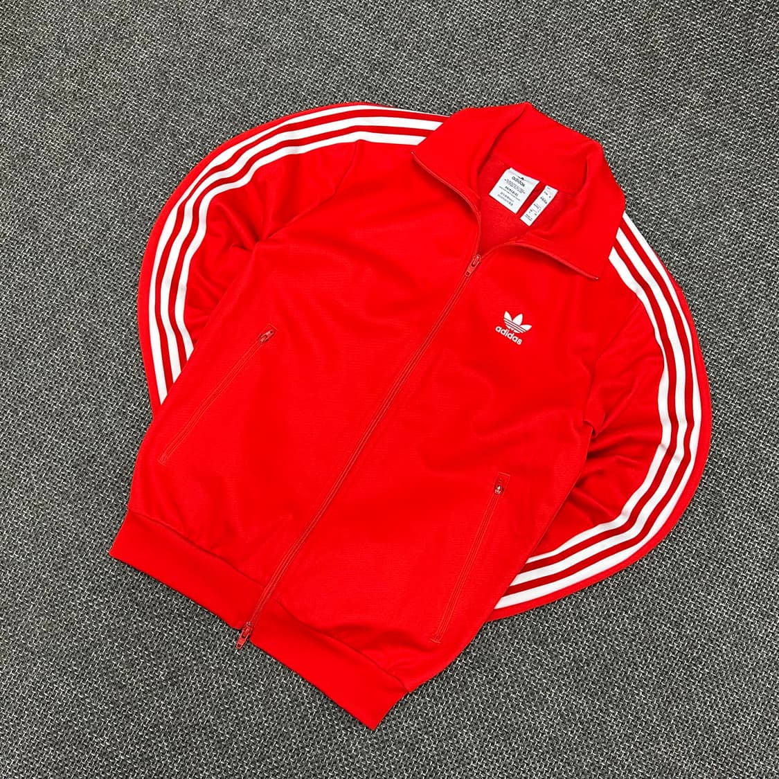 아디다스 신형 베켄바우어 레드 빈티지 져지 S 상품이미지3