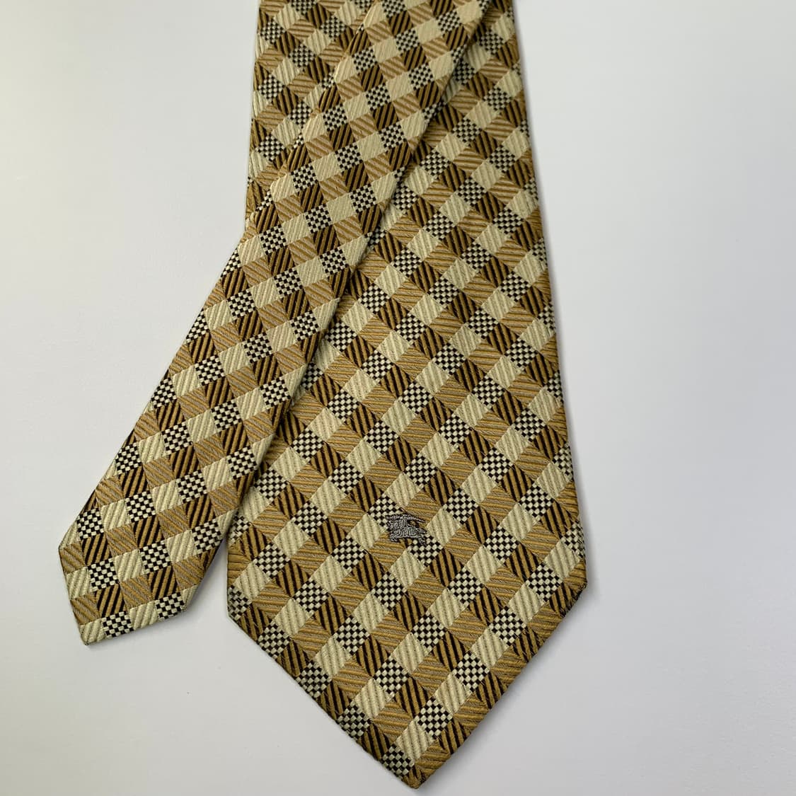 버버리(BURBERRY) 체크넥타이 명품 정장패션 A등급 9.2cm 상품이미지4