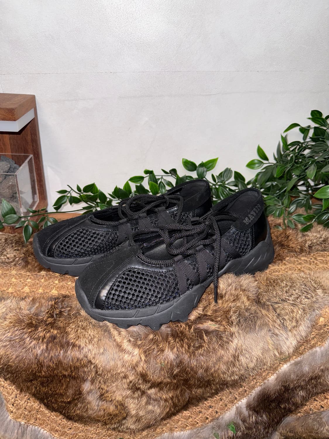 Matin Kim mesh ballet sneakers black  상품이미지3