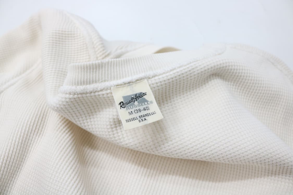 러셀 애슬레틱 빈티지 2way 헤비웨이트 와플 크루넥 스웻셔츠 상품이미지5