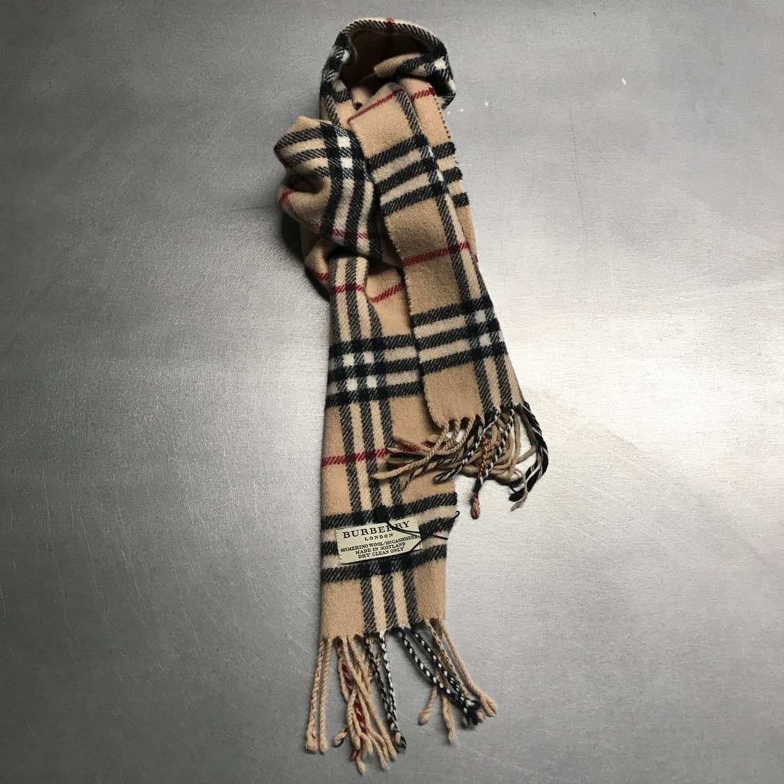 버버리 정품 메리노/캐시미어 머플러 베이지 상품이미지1