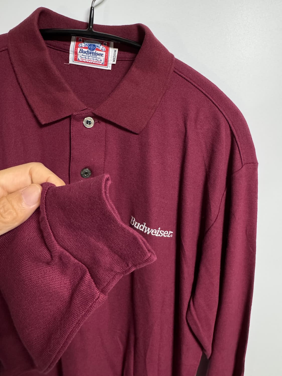 일본빈티지 Budweiser 폴로 셔츠 95-100 상품이미지7