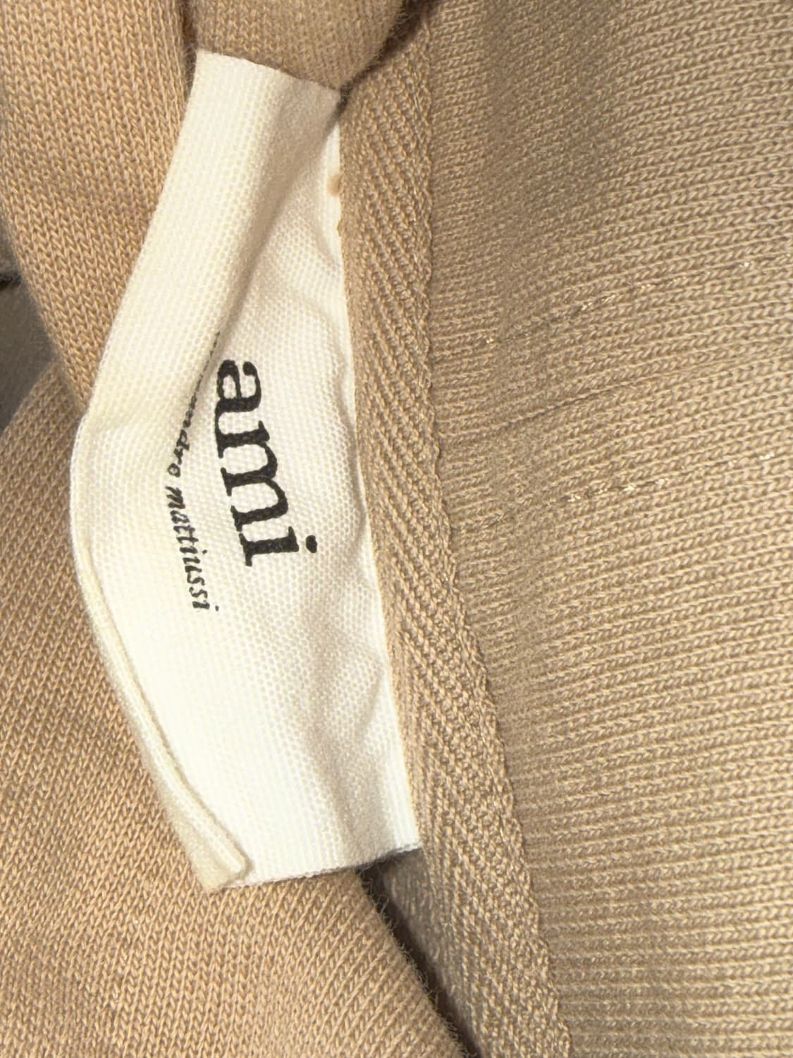 아미 하트 후드티 베이지 XXL 상품이미지3