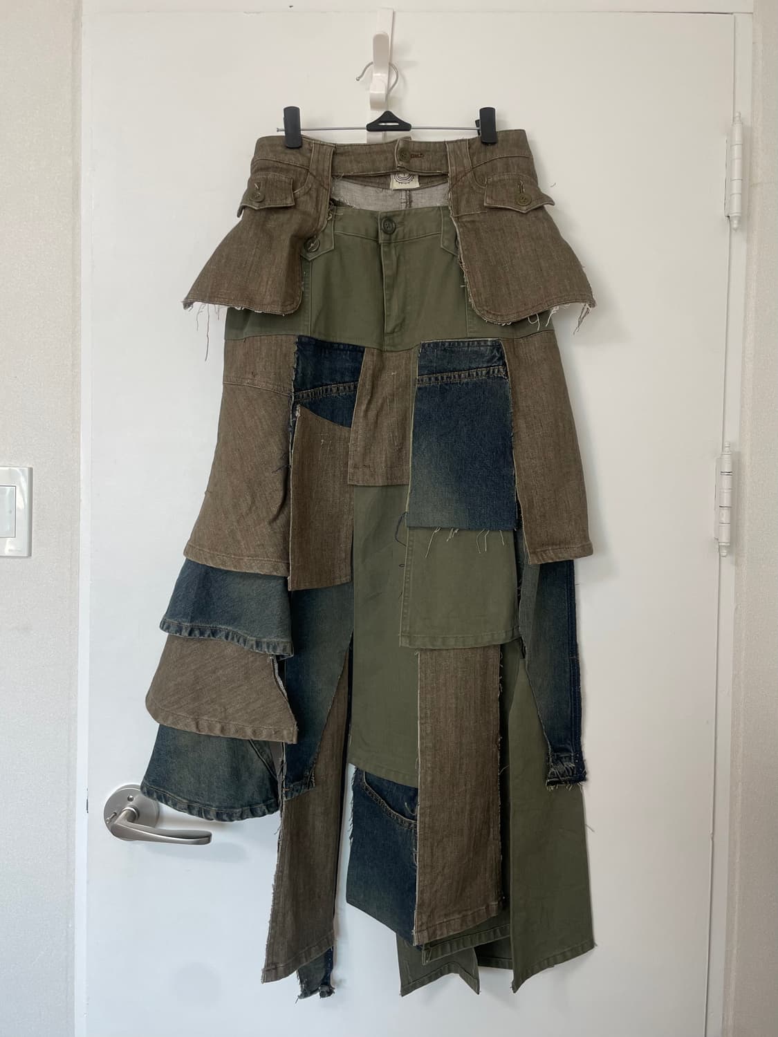 핸드메이드 데님 롱스커트 상품이미지1