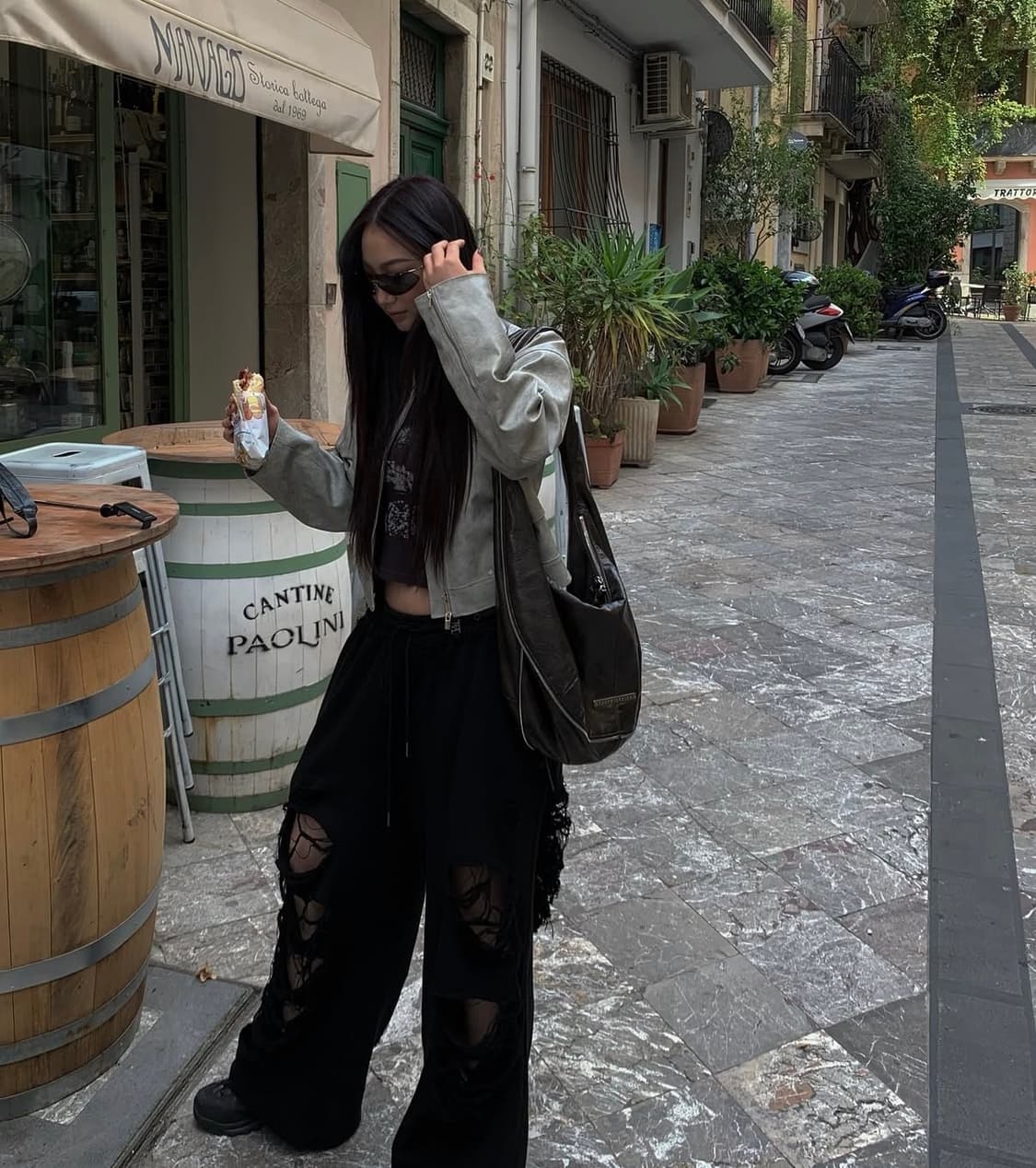 트리밍버드  Finishing  Hobo Bag BROWN 상품이미지2