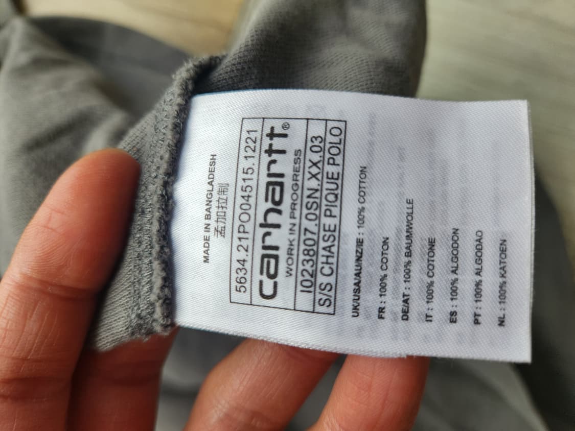 칼하트 Wip PK반팔티 L 상품이미지3