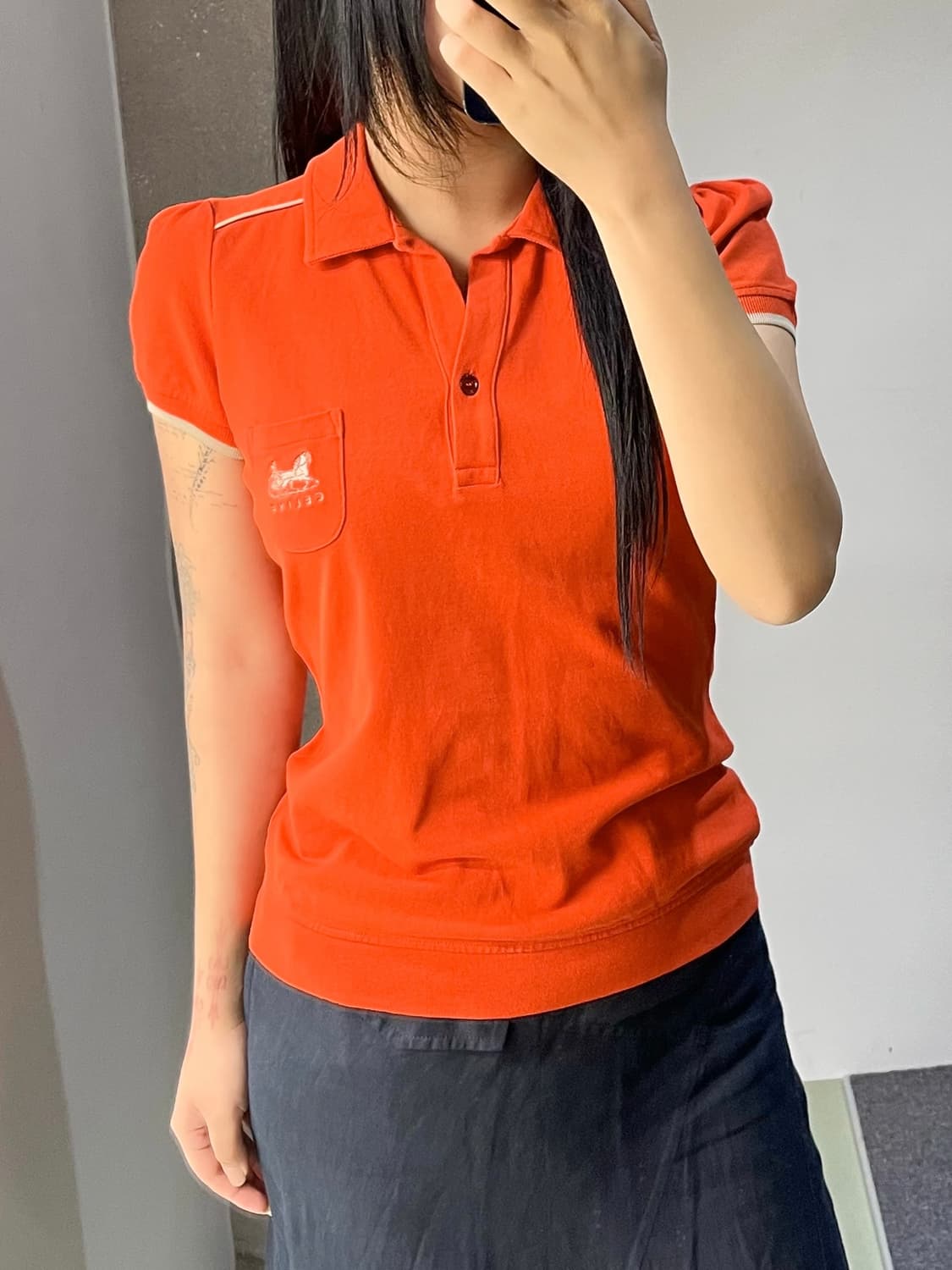 셀린느 캐리지 로고 PK 셔츠 상품이미지2