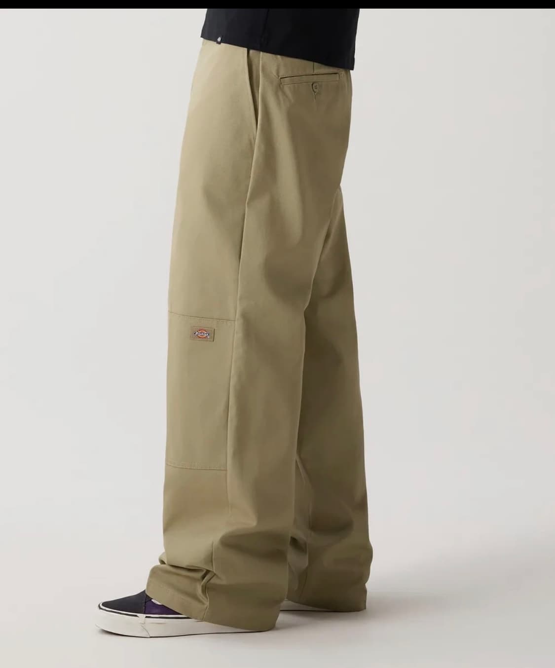 디키즈 더블니 루즈핏 워크팬츠 카키 상품이미지1