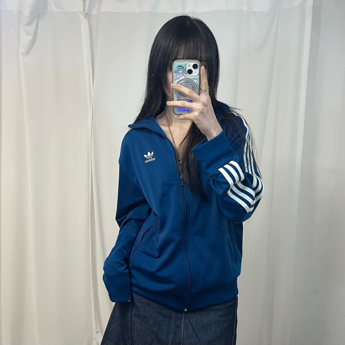 Adidas indigo blue new Firebird jersey 상품이미지1